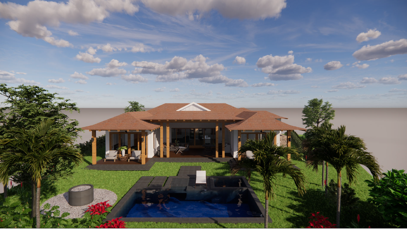 Kaulu street lot 86 Koloa Kauai new home