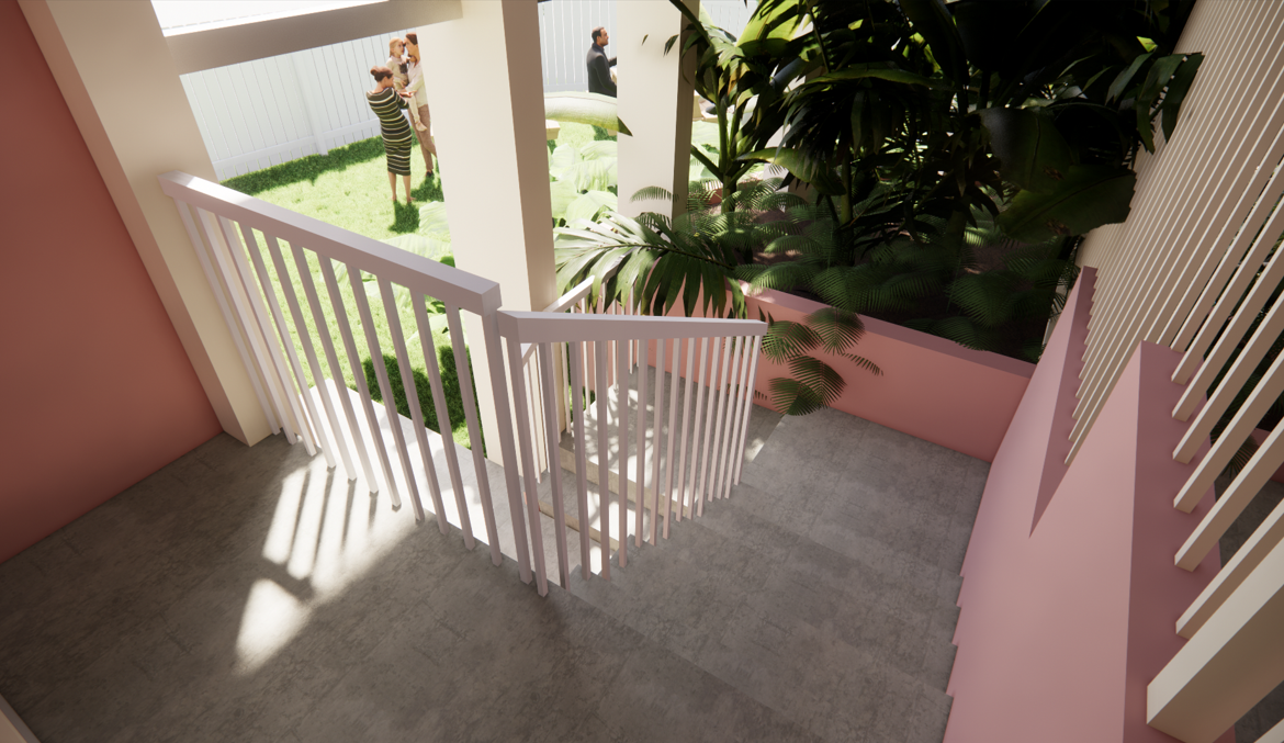 Nuuanu Avenue_ New Staircase addition